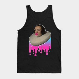 Funny Meme, Guy With Lips and Paint Tank Top